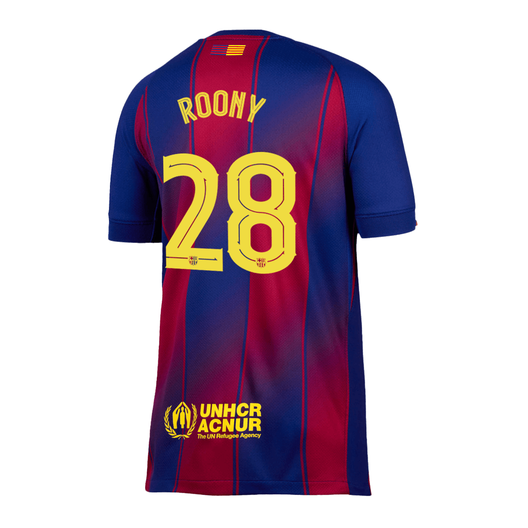 ROONY #28 Heren Barcelona Thuis Voetbalshirt 2025/26 - UCL [PREMIUM]