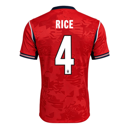 RICE #4 England Uit Spelersversie Voetbalshirt WK Voetbal 2026 - Slim Fit - foto 9