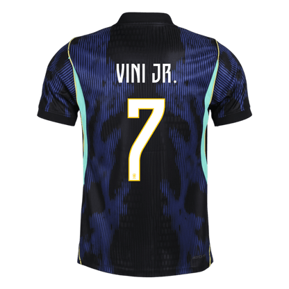 VINI JR. #7 Brazil Uit Spelersversie Voetbalshirt 2026 - Slim Fit - achterkant