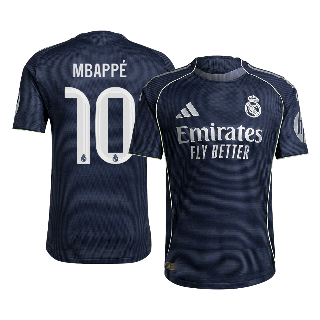 MBAPPé #10 Real Madrid Uit Spelersversie Voetbalshirt 2025/26 - Slim Fit