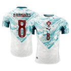 B.FERNANDES #8 Portugal Uit Spelersversie Voetbalshirt WK Voetbal 2026 - Slim Fit