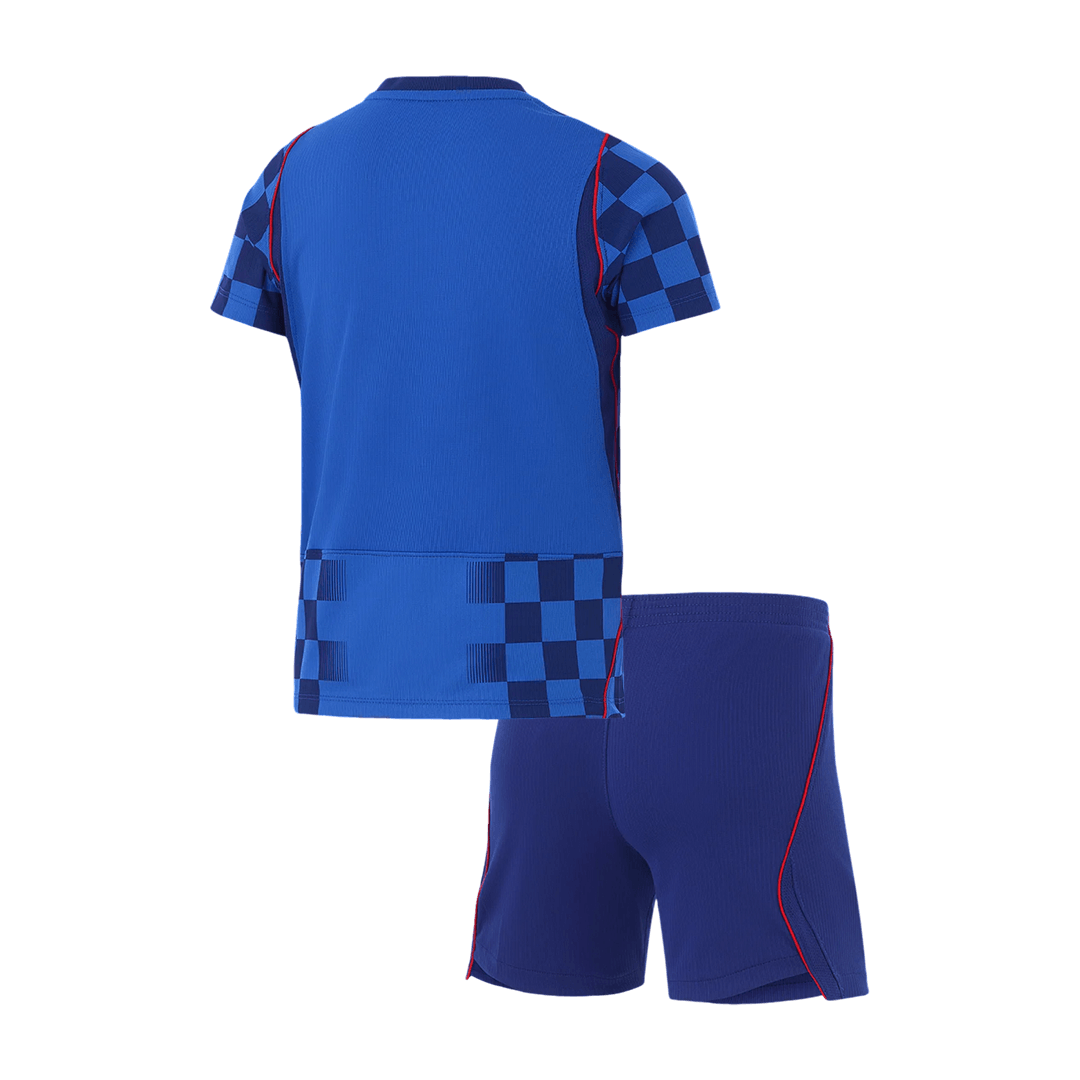 Jeugd Croatia Uit Tenue WK Voetbal 2026 - achterkant