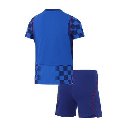 Jeugd Croatia Uit Tenue WK Voetbal 2026 - achterkant