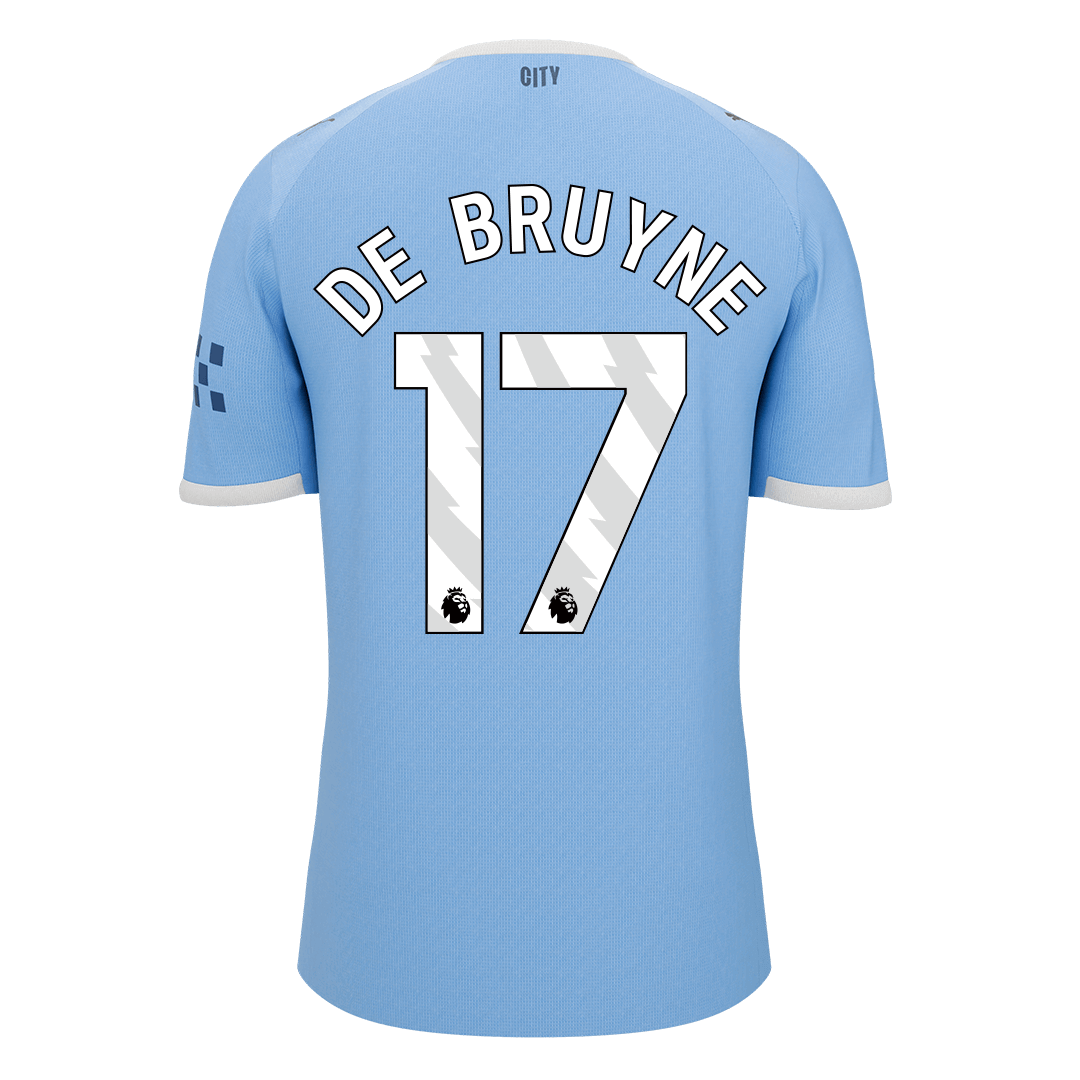 DE BRUYNE #17 Heren Manchester City Thuis Voetbalshirt 2025/26 [PREMIUM]