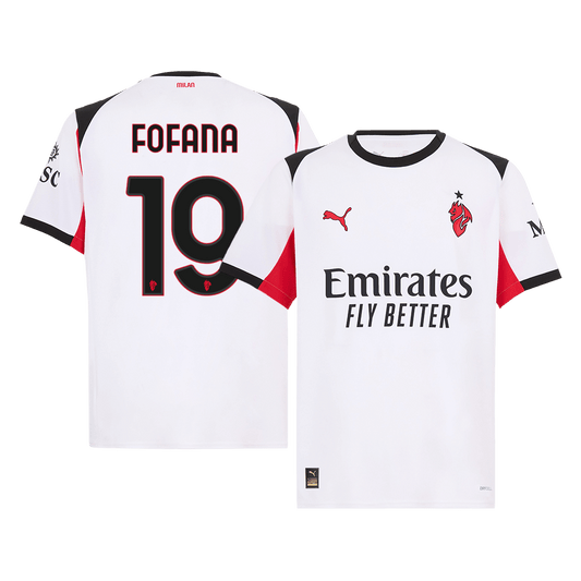 FOFANA #19 Heren AC Milan Uit Voetbalshirt 2025/26