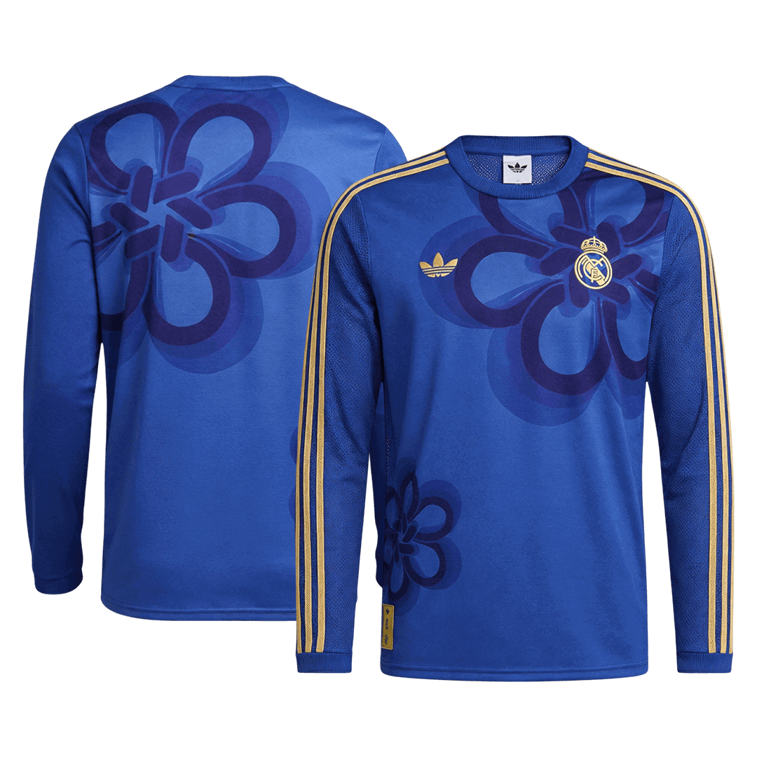 Maillot de football à manches longues Real Madrid pour homme 2025/26
