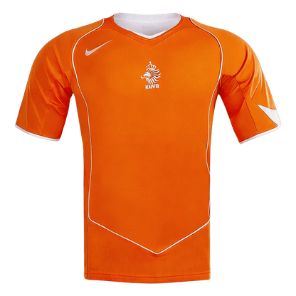 Retro Netherlands Thuis Voetbalshirt 2004 - voorkant