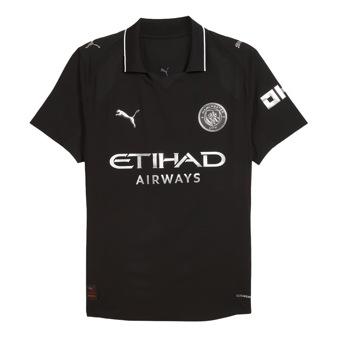 REIJNDERS #4 Manchester City Uit Spelersversie Voetbalshirt 2025/26 - Slim Fit