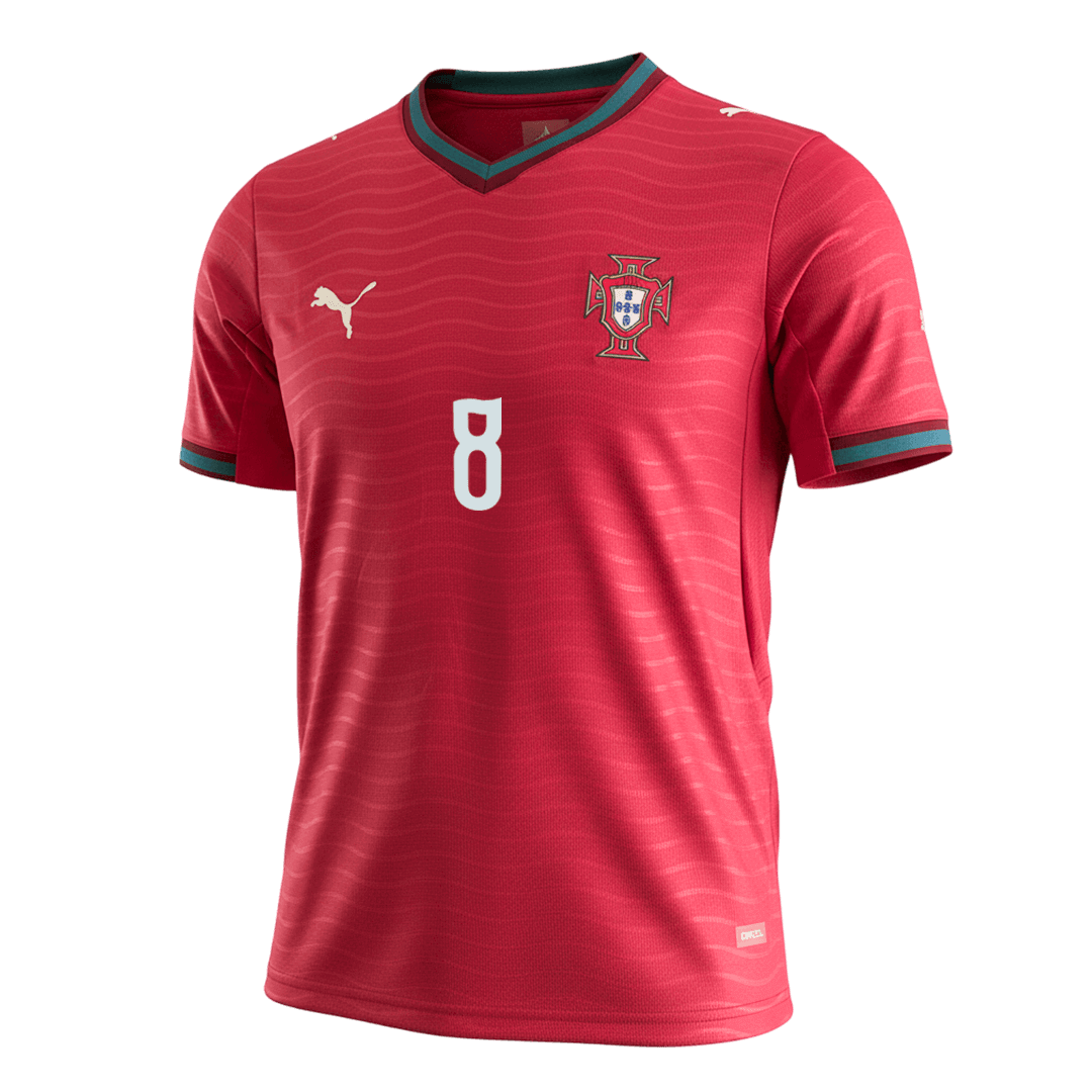 B.FERNANDES #8 Heren Portugal Thuis Voetbalshirt WK Voetbal 2026 - foto 9
