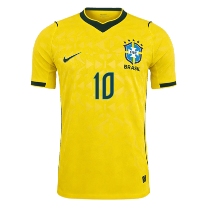 NEYMAR JR. #10 Brazil Thuis Spelersversie Voetbalshirt WK Voetbal 2026 - Slim Fit