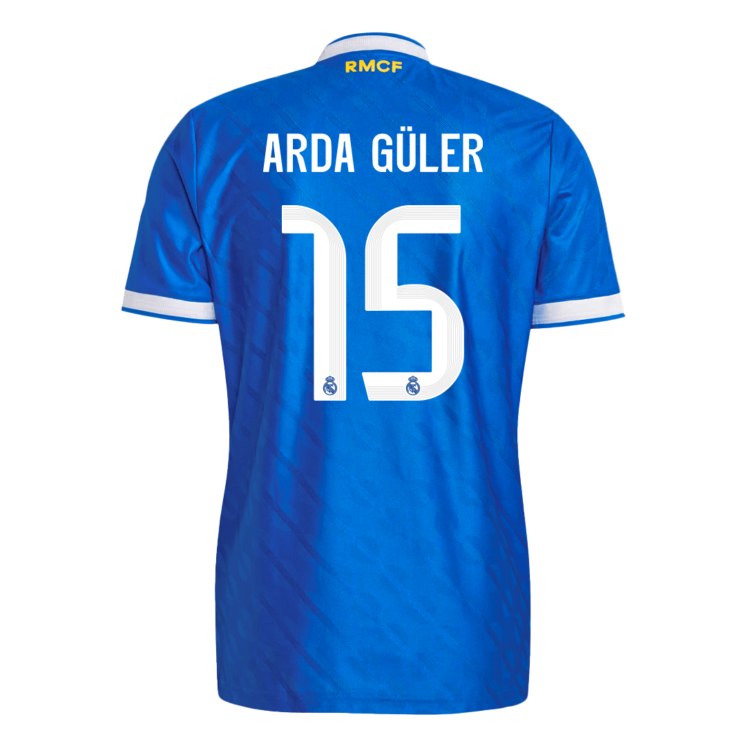 ARDA GÜLER #15 Real Madrid Derde Spelersversie Voetbalshirt 2025/26 - Slim Fit