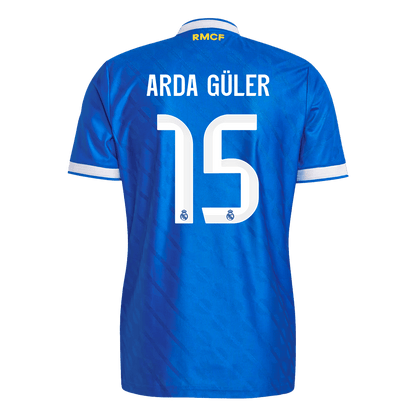 ARDA GÜLER #15 Real Madrid Derde Spelersversie Voetbalshirt 2025/26 - Slim Fit