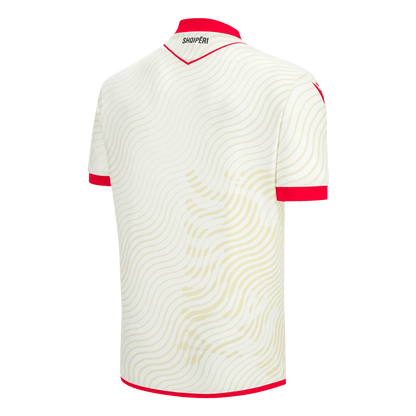 Heren Albania Uit Voetbalshirt WK Voetbal 2026 - detail
