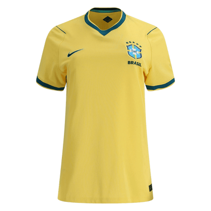 Dames Brazil Thuis Voetbalshirt 2026 - voorkant