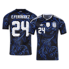 E. FERNÁNDEZ #24 Heren Argentina Uit Voetbalshirt WK Voetbal 2026