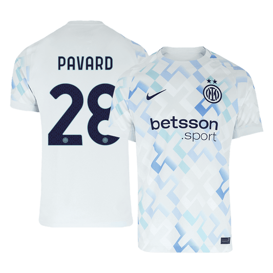 PAVARD #28 Heren Inter Milan Uit Voetbalshirt 2025/26