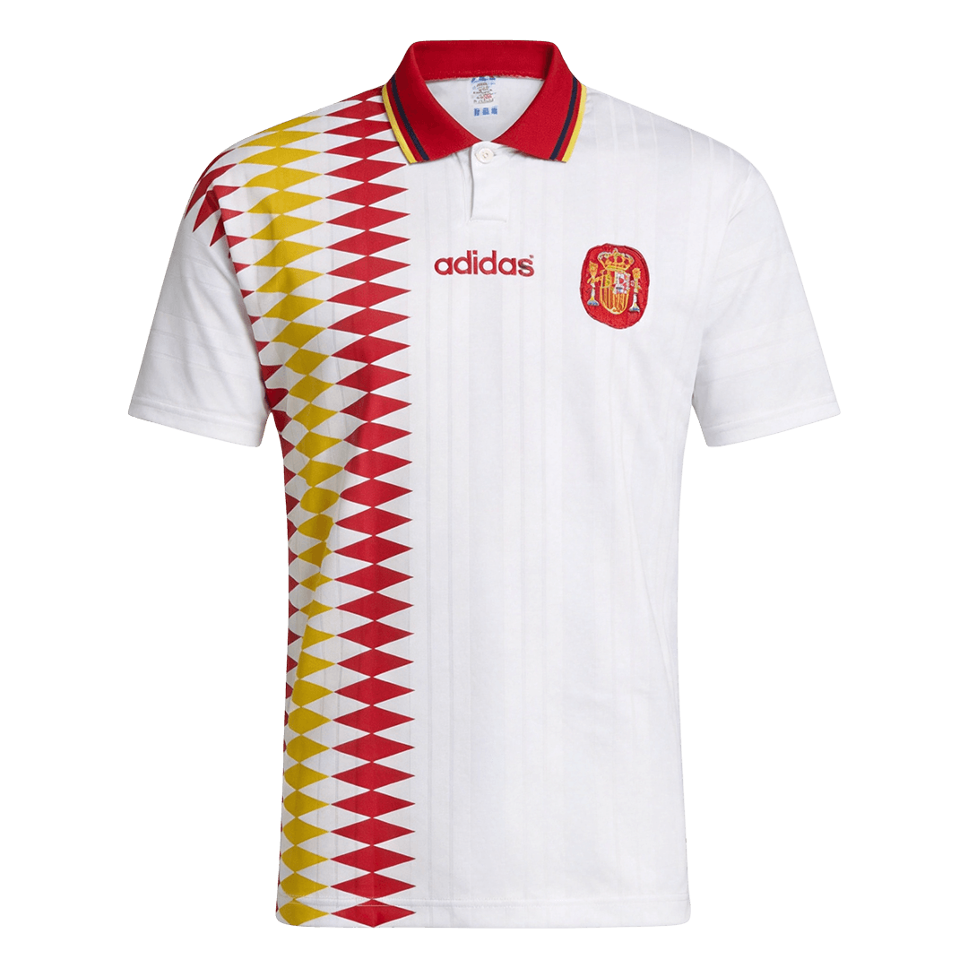 Retro Spain Uit Voetbalshirt 1994 - voorkant