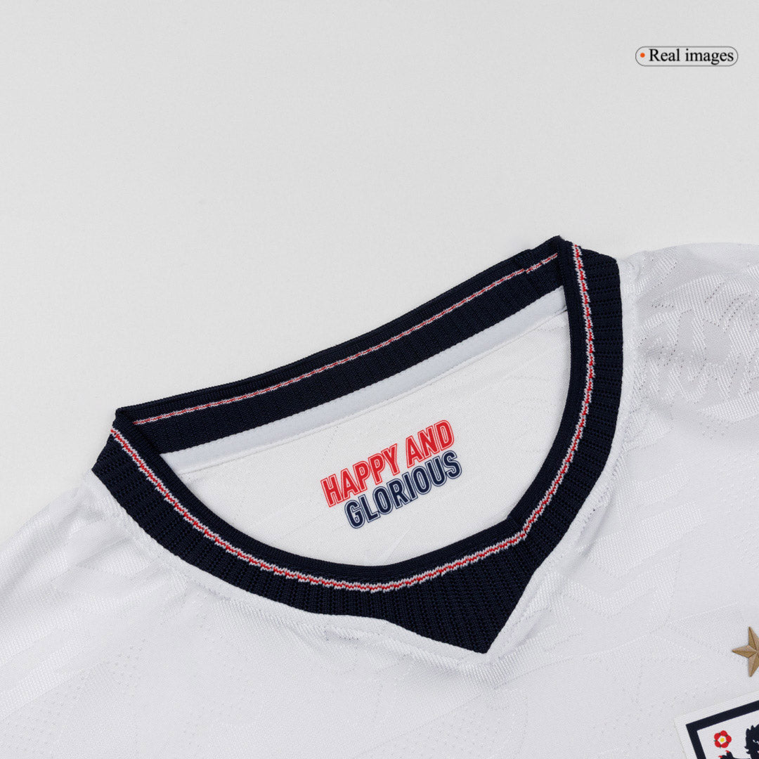 BELLINGHAM #10 England Thuis Spelersversie Voetbalshirt WK Voetbal 2026 - Slim Fit - zijkant