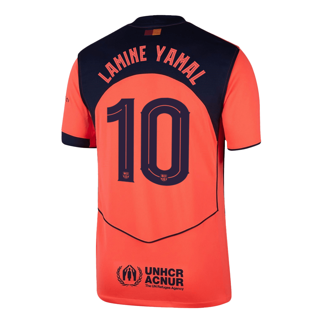 LAMINE YAMAL #10 Heren Barcelona Derde Voetbalshirt 2025/26 - UCL