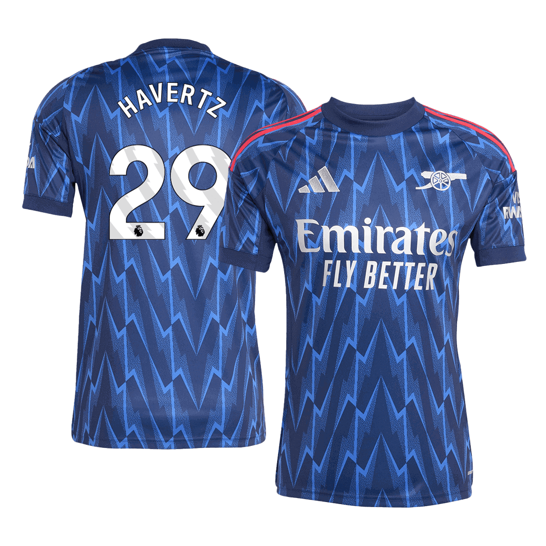 HAVERTZ #29 Heren Arsenal Uit Voetbalshirt 2025/26 - voorkant