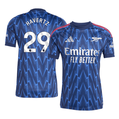 HAVERTZ #29 Heren Arsenal Uit Voetbalshirt 2025/26 - voorkant