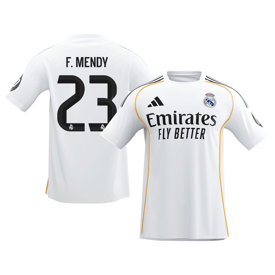 F.MENDY #23 Heren Real Madrid Thuis Voetbalshirt 2025/26 [PREMIUM]