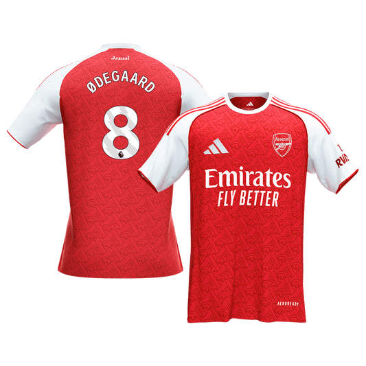 ØDEGAARD #8 Heren Arsenal Thuis Voetbalshirt 2025/26 [PREMIUM] - voorkant