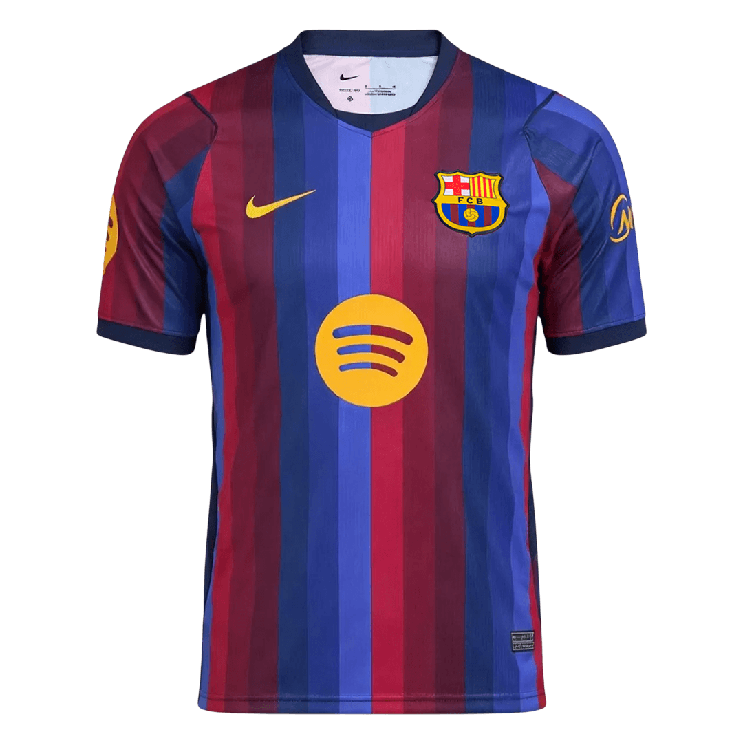 Barcelona Thuis Spelersversie Voetbalshirt 2026/27 - Slim Fit - voorkant