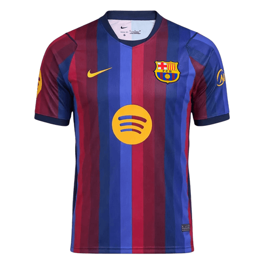 Barcelona Thuis Spelersversie Voetbalshirt 2026/27 - Slim Fit - voorkant