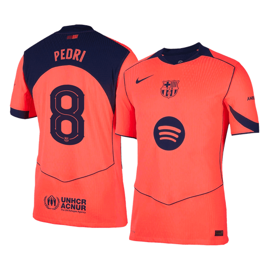 PEDRI #8 Barcelona Derde Spelersversie Voetbalshirt 2025/26 - Slim Fit