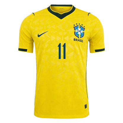 RAPHINHA #11 Brazil Thuis Spelersversie Voetbalshirt WK Voetbal 2026 - Slim Fit