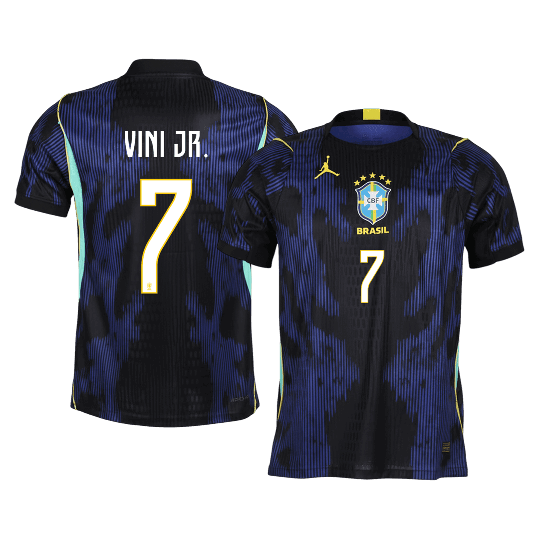 VINI JR. #7 Brazil Uit Spelersversie Voetbalshirt 2026 - Slim Fit - voorkant
