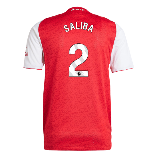SALIBA #2 Arsenal Thuis Spelersversie Voetbalshirt 2025/26 - Slim Fit - foto 12