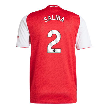 SALIBA #2 Arsenal Thuis Spelersversie Voetbalshirt 2025/26 - Slim Fit - foto 12
