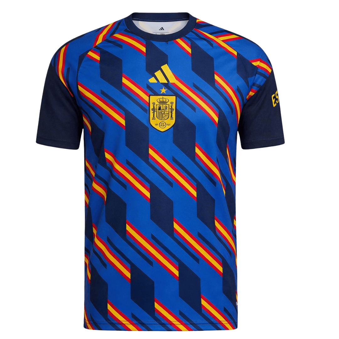 Heren Spain Pre-Match Voetbalshirt WK Voetbal 2026 - voorkant