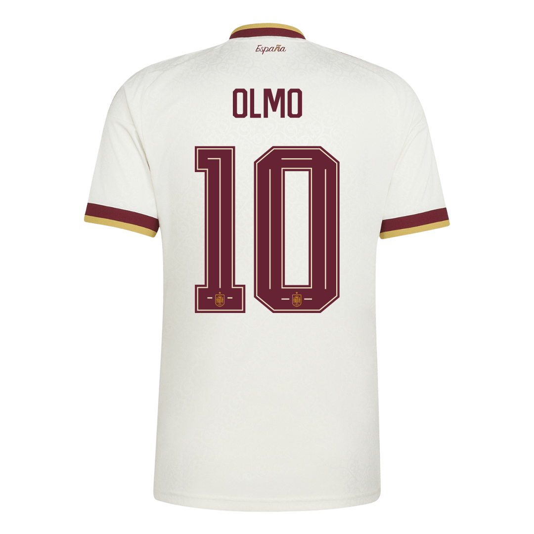 OLMO #10 Heren Spain Uit Voetbalshirt WK Voetbal 2026