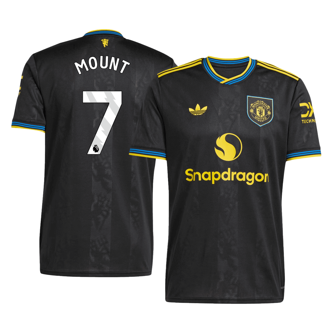 MOUNT #7 Heren Manchester United Derde Voetbalshirt 2025/26