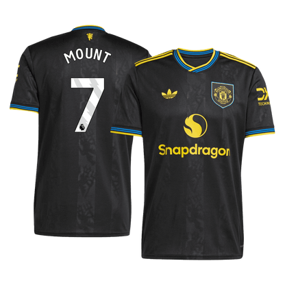 MOUNT #7 Heren Manchester United Derde Voetbalshirt 2025/26