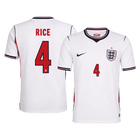 RICE #4 Heren England Thuis Voetbalshirt WK Voetbal 2026