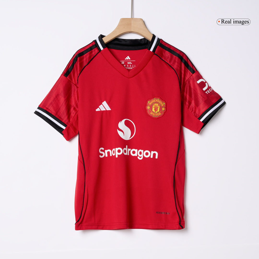 Jeugd Manchester United Thuis Tenue 2025/26