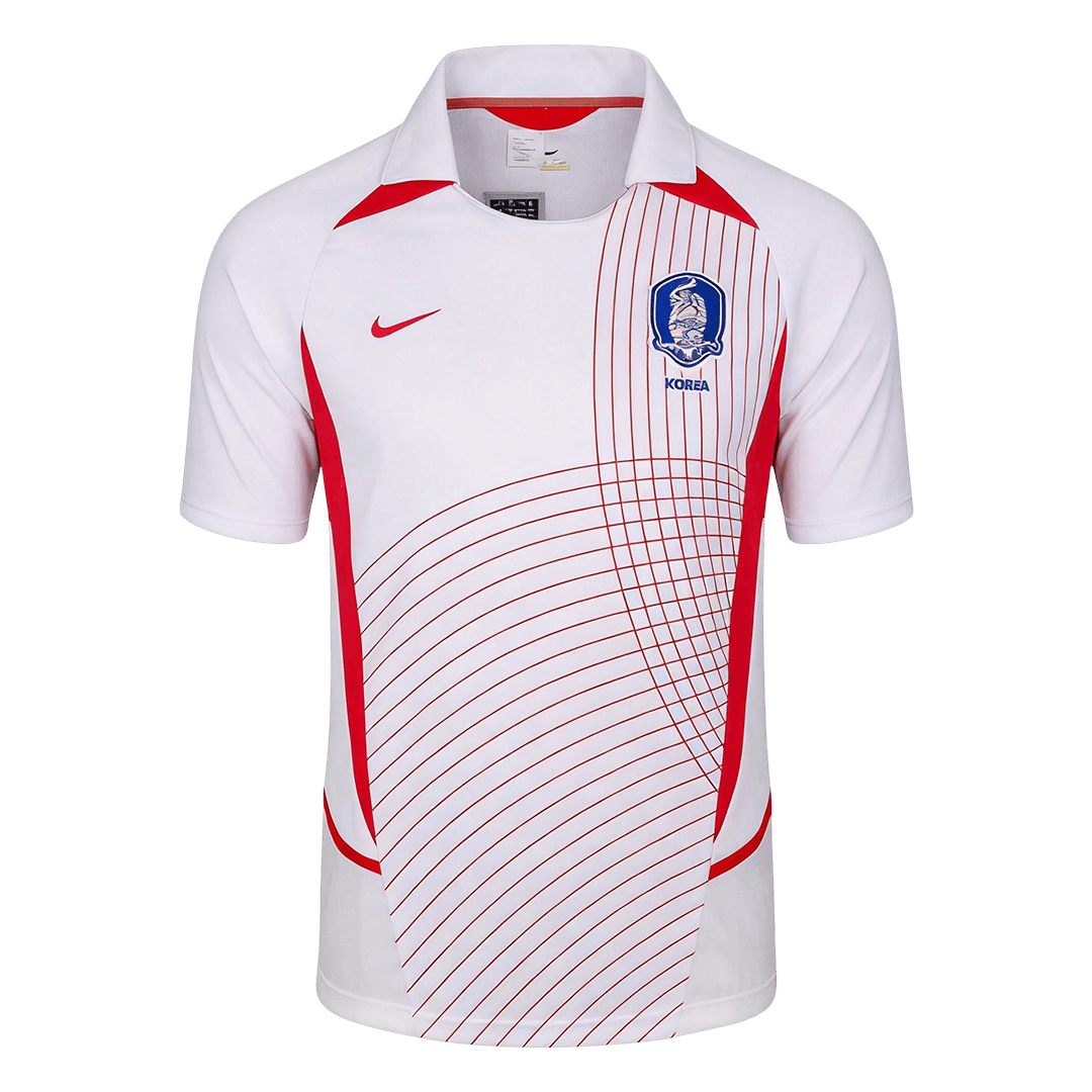 Retro South Korea Uit Voetbalshirt 2002 - voorkant