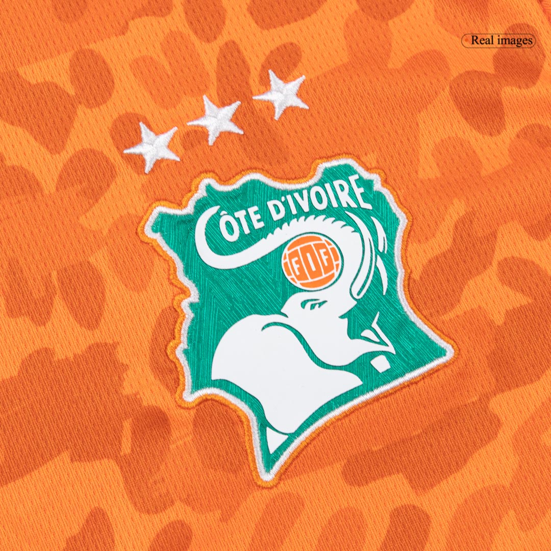 Heren Côte d'Ivoire Thuis Voetbalshirt WK Voetbal 2026 - zijkant