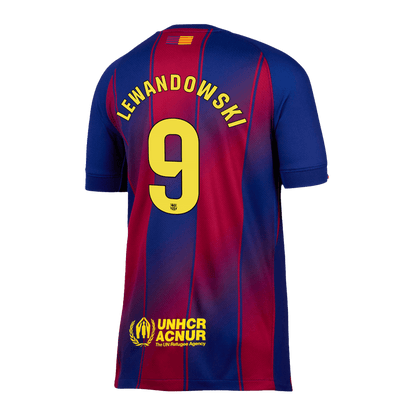LEWANDOWSKI #9 Heren Barcelona Thuis Voetbalshirt 2025/26 [PREMIUM]