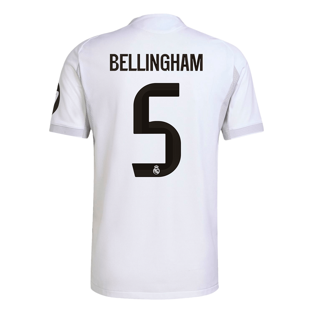BELLINGHAM #5 Real Madrid Thuis Spelersversie Voetbalshirt 2025/26 - Slim Fit