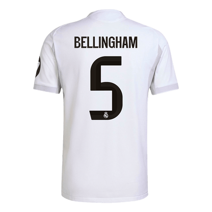 BELLINGHAM #5 Real Madrid Thuis Spelersversie Voetbalshirt 2025/26 - Slim Fit