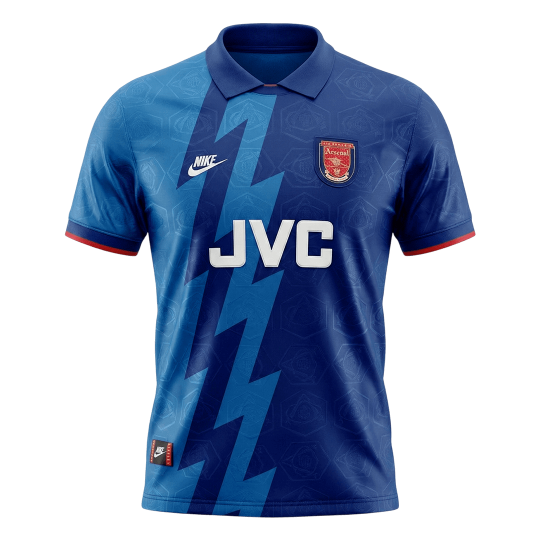 Retro Arsenal Uit Voetbalshirt 1995 - voorkant
