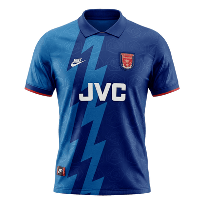 Retro Arsenal Uit Voetbalshirt 1995 - voorkant