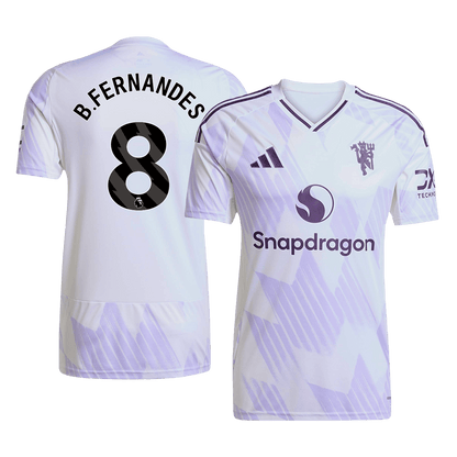 B.FERNANDES #8 Heren Manchester United Uit Voetbalshirt 2025/26