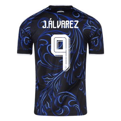 J. ÁLVAREZ #9 Heren Argentina Uit Voetbalshirt WK Voetbal 2026
