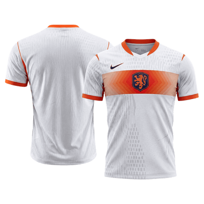 Netherlands Uit Spelersversie Voetbalshirt WK Voetbal 2026 - Slim Fit - zijkant